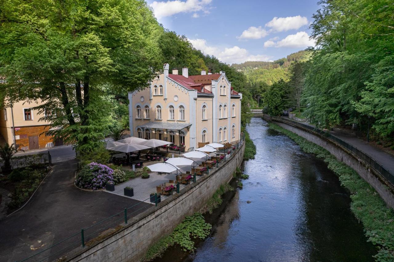 Villa Basileia Riverside 卡罗维发利 外观 照片